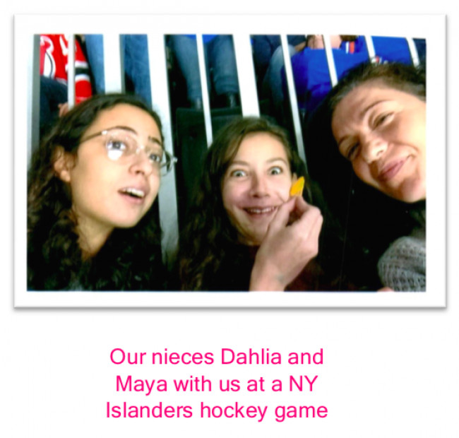 We love taking our nieces and nephew to professional sporting events.